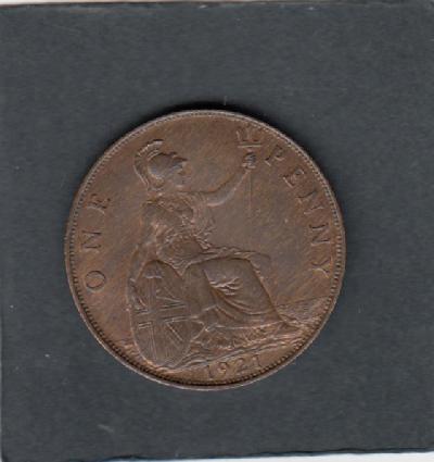 Beschrijving: 1 Penny  GEORGIUS V